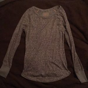 Prana Long Sleeve Shirt / Thermal Grey Small